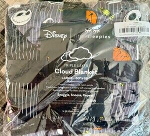 Little Sleepies OG Nightmare Before Christmas Cloud Blanket